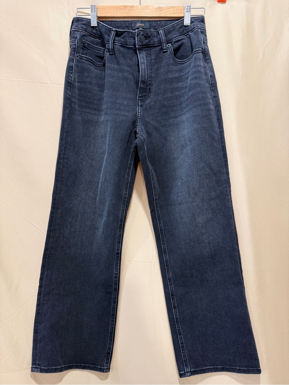 Quince Wide-Leg Jeans - Black